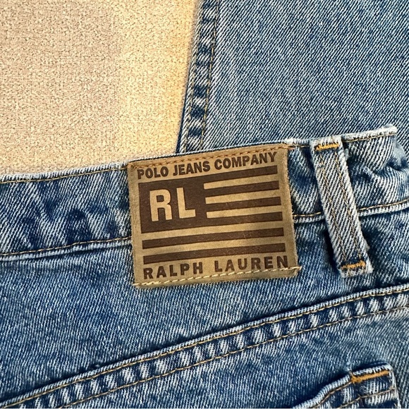 Vintage Polo Ralph Lauren Relaxed Straight Jeans. Size 12. - Picture 8 of 11